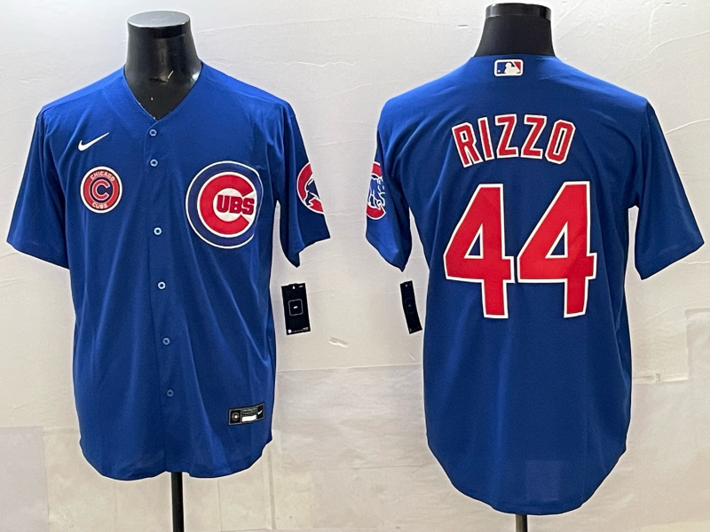 Men Chicago Cubs #44 Rizzo blue Nike MLB 2025 jersey 006->chicago cubs->MLB Jersey